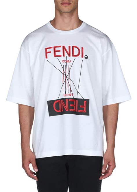 fendi man t shirt|Fendi fiend t shirt.